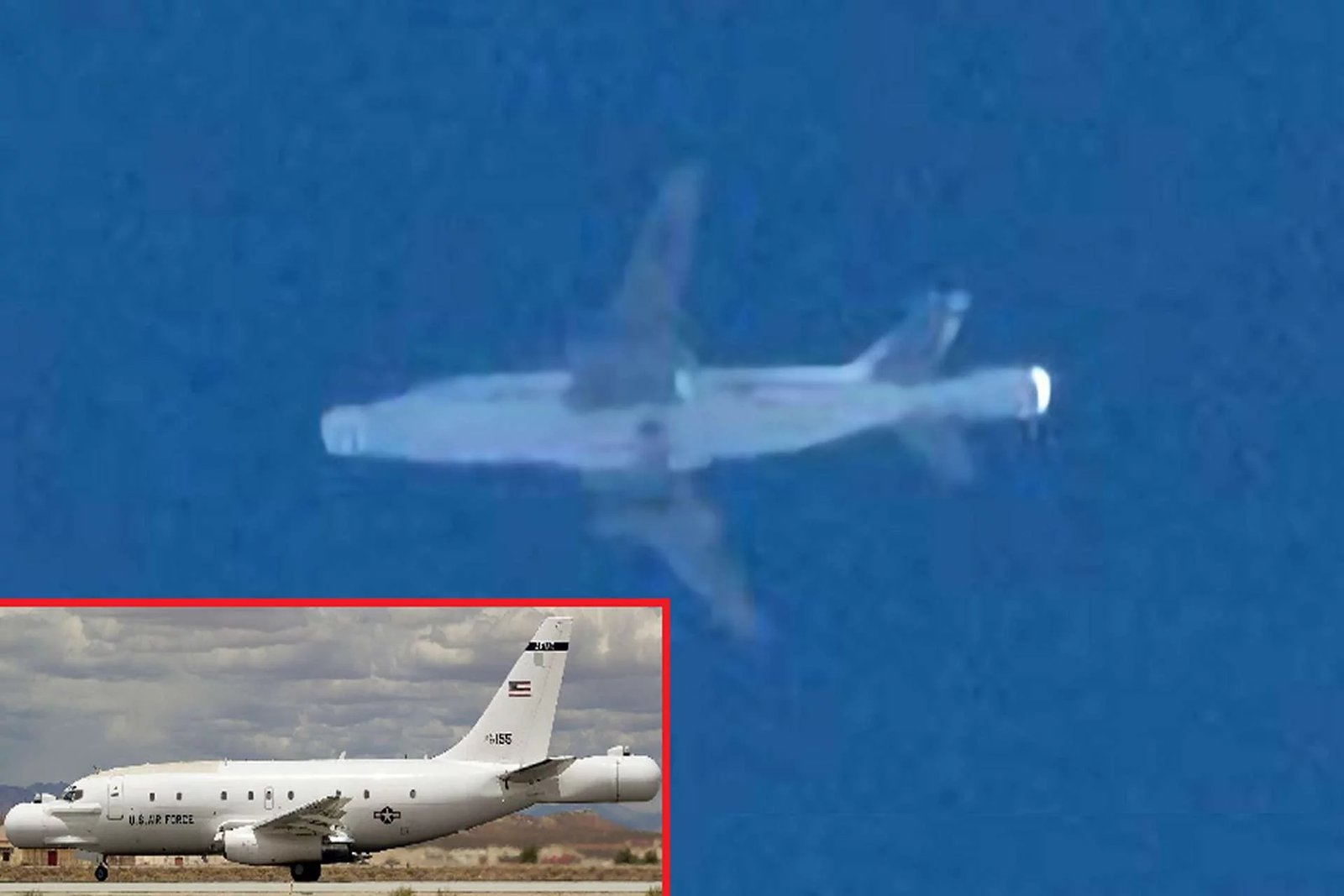 Секретный самолет США NT-43A RAT55 отслеживал миссию NASA Artemis II